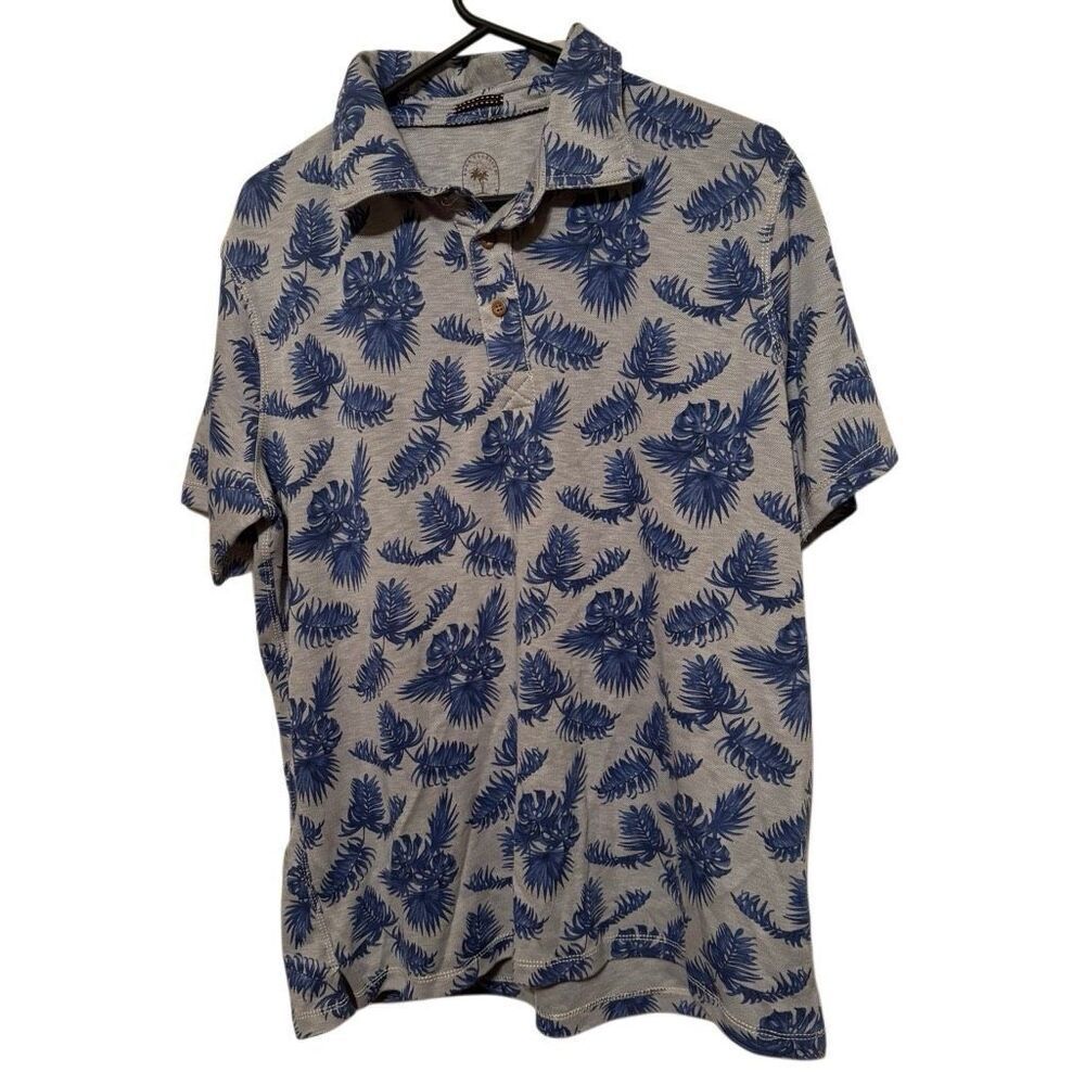 BOCA CLASSICS ISLANDER SIZE LARGE FLORAL POLO SHIRT **NEW**